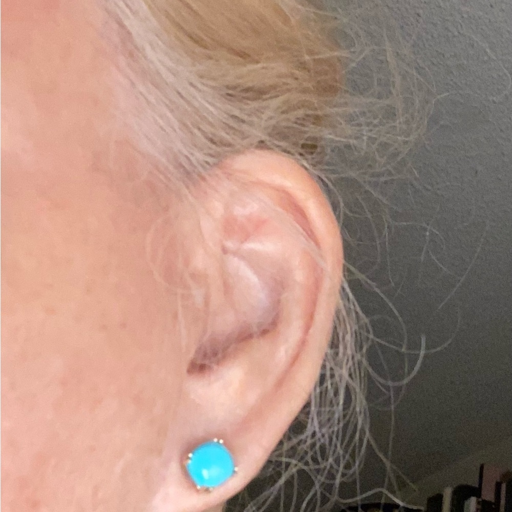 STUNNING BLUE TURQUOISE EARRINGS By EFFY